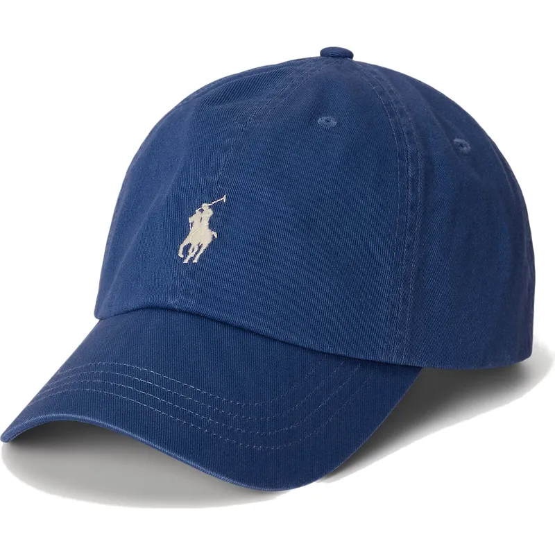 petten-gebogen-marineblauw-verstelbaar-cotton-chino-classic-sport-van-polo-ralph-lauren