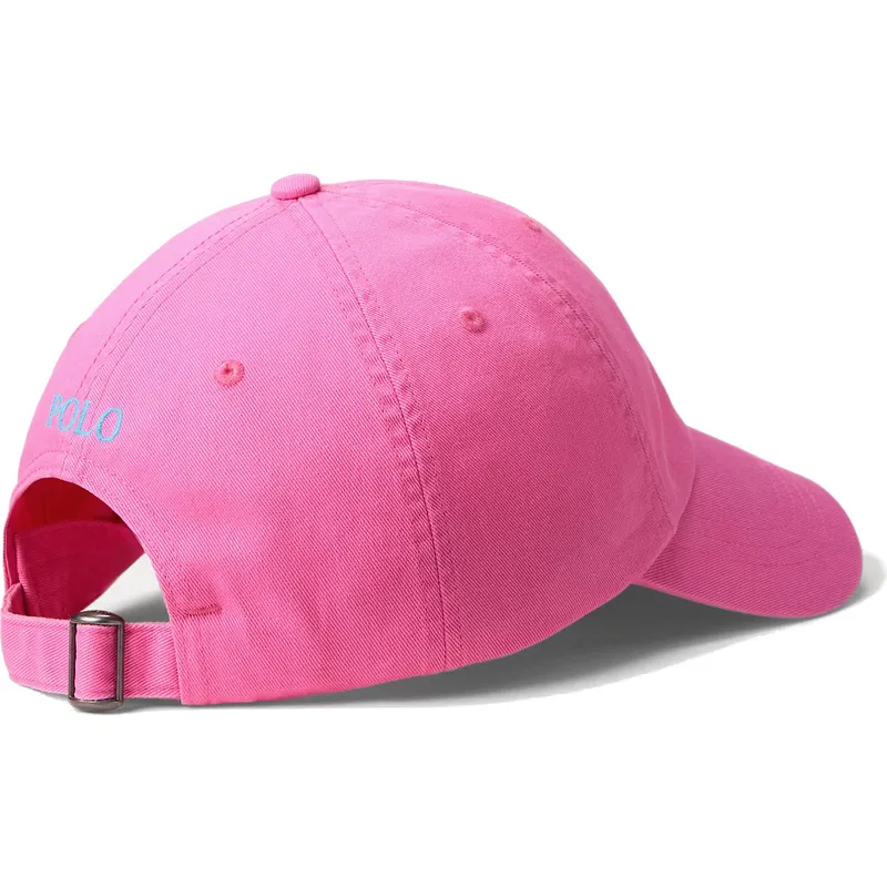 petten-gebogen-roze-verstelbaar-cotton-chino-classic-sport-van-polo-ralph-lauren