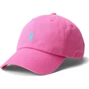 petten-gebogen-roze-verstelbaar-cotton-chino-classic-sport-van-polo-ralph-lauren