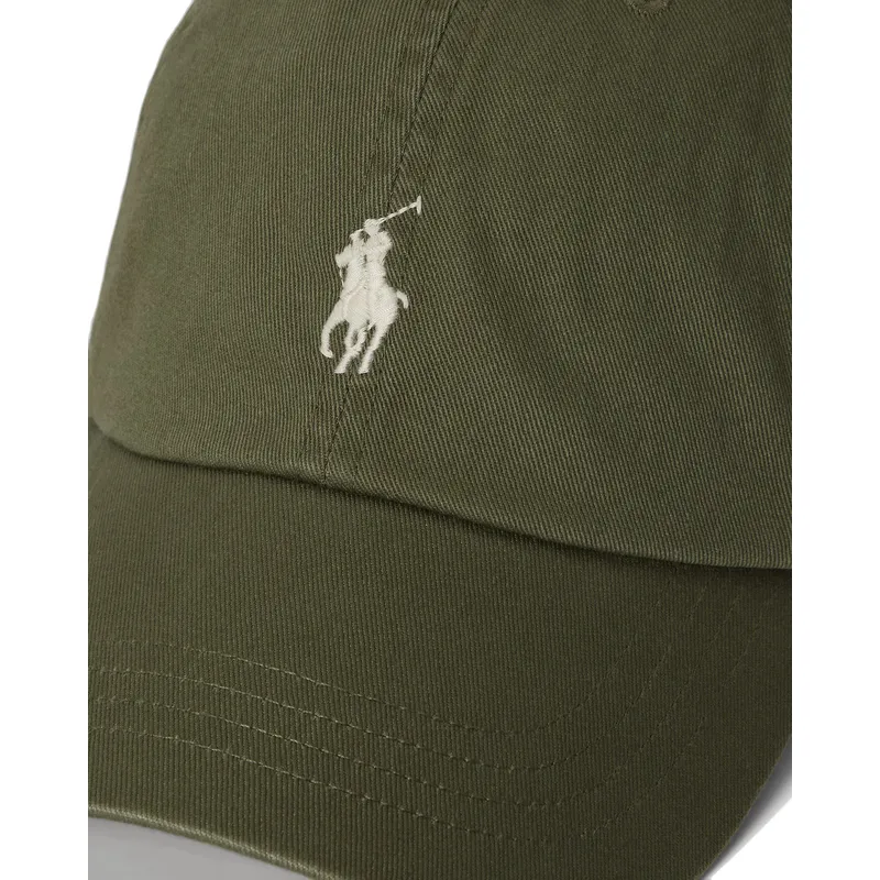 petten-gebogen-groen-verstelbaar-cotton-chino-classic-sport-van-polo-ralph-lauren
