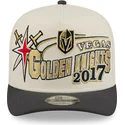 petten-gebogen-beige-snapback-9fifty-a-frame-classic-van-vegas-golden-knights-nhl-van-new-era