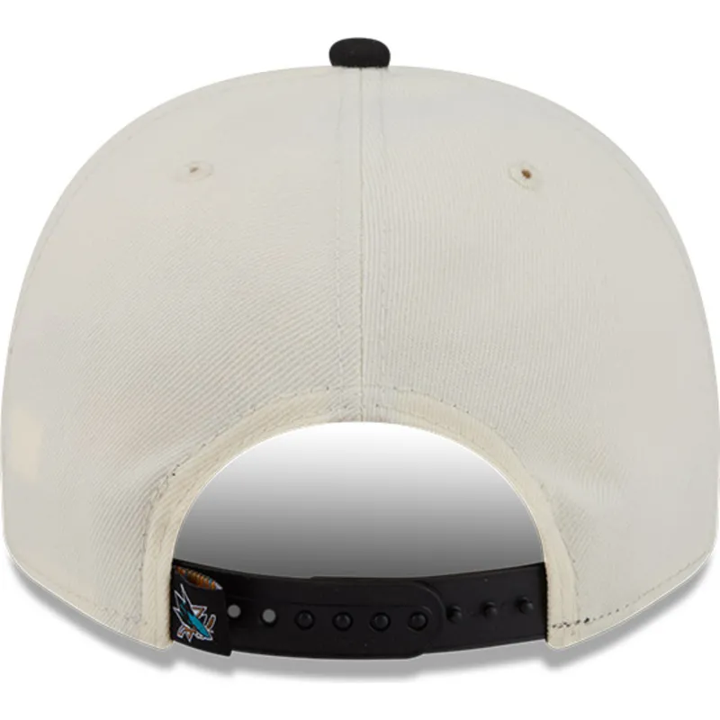 petten-gebogen-beige-snapback-9fifty-a-frame-classic-van-san-jose-sharks-nhl-van-new-era