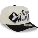 petten-gebogen-beige-snapback-9fifty-a-frame-classic-van-chicago-white-sox-mlb-van-new-era