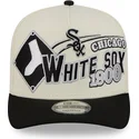 petten-gebogen-beige-snapback-9fifty-a-frame-classic-van-chicago-white-sox-mlb-van-new-era