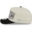 petten-gebogen-beige-snapback-9fifty-a-frame-classic-van-chicago-white-sox-mlb-van-new-era