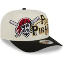 petten-gebogen-beige-snapback-9fifty-a-frame-classic-van-pittsburgh-pirates-mlb-van-new-era