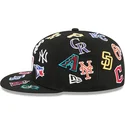 petten-plat-zwart-fitted-59fifty-all-over-van-mlb-van-new-era