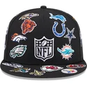 petten-plat-zwart-fitted-59fifty-all-over-van-nfl-van-new-era
