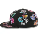 petten-plat-zwart-fitted-59fifty-all-over-van-milb-van-new-era