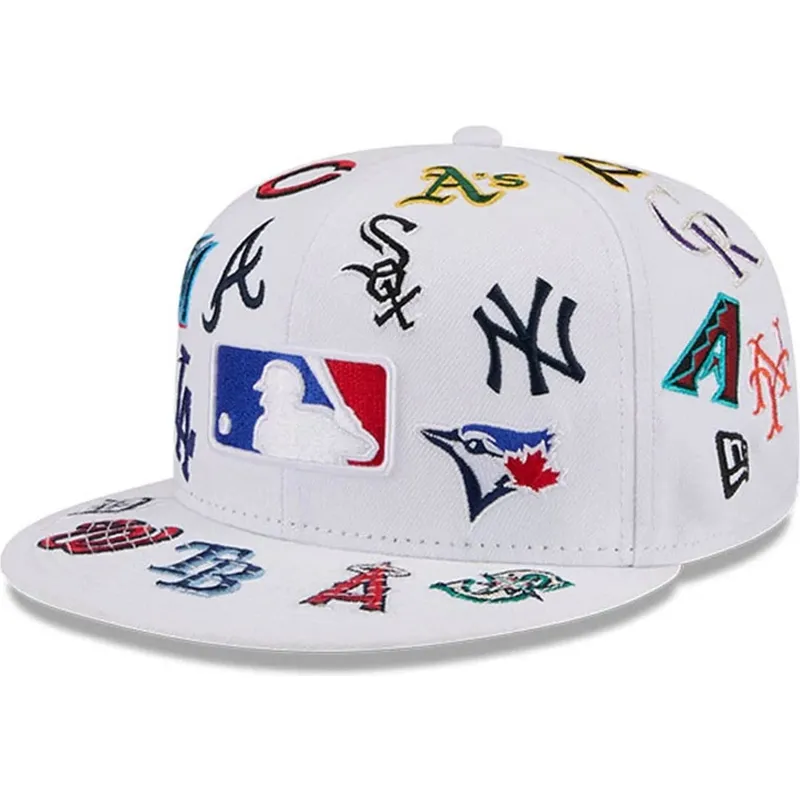petten-plat-wit-fitted-59fifty-all-over-van-mlb-van-new-era