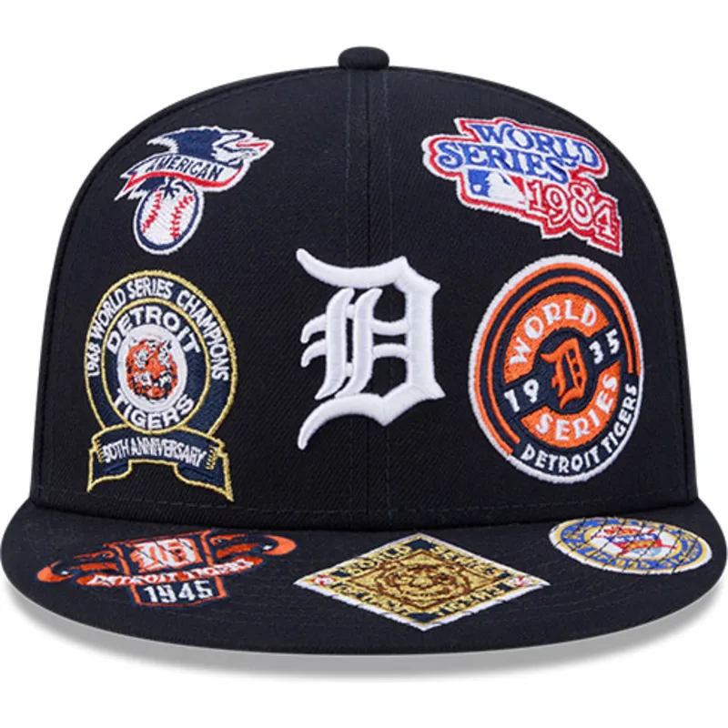 petten-plat-marineblauw-fitted-59fifty-all-over-van-detroit-tigers-mlb-van-new-era