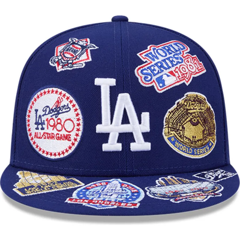 petten-plat-blauw-fitted-59fifty-all-over-van-los-angeles-dodgers-mlb-van-new-era