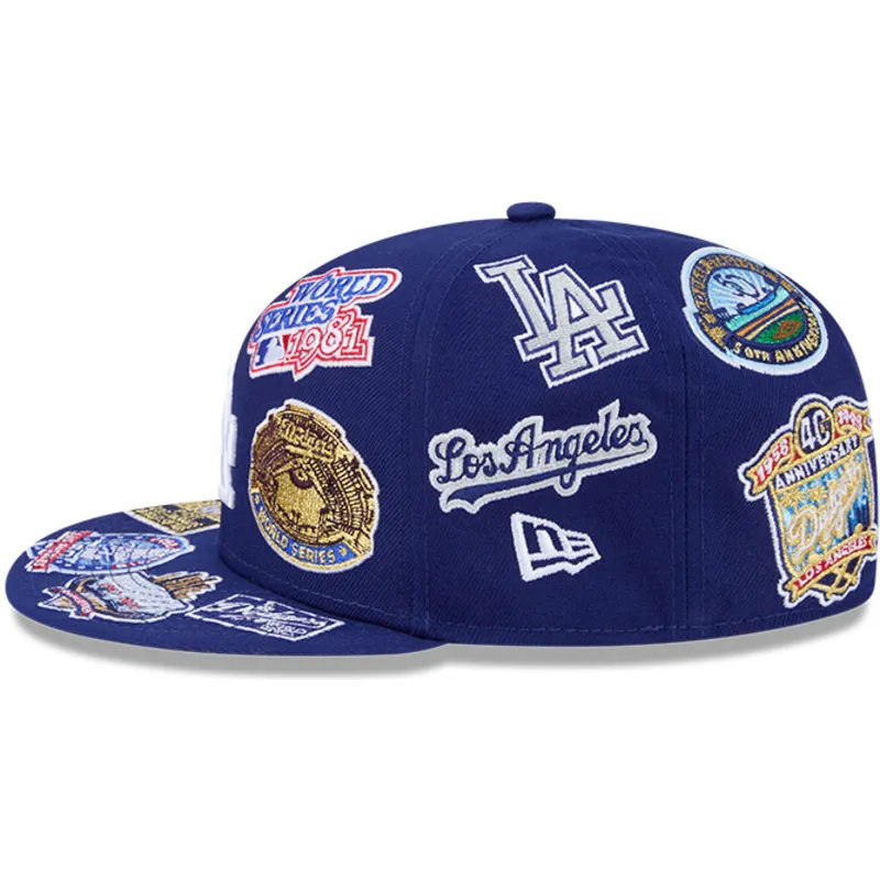 petten-plat-blauw-fitted-59fifty-all-over-van-los-angeles-dodgers-mlb-van-new-era