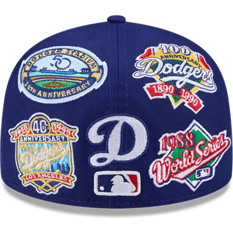 petten-plat-blauw-fitted-59fifty-all-over-van-los-angeles-dodgers-mlb-van-new-era