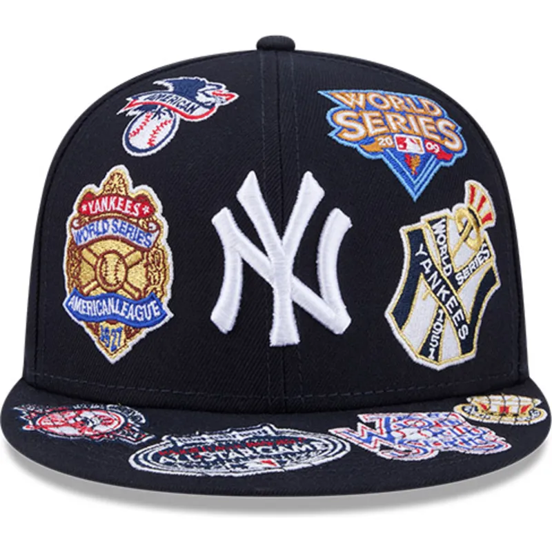 petten-plat-marineblauw-fitted-59fifty-all-over-van-new-york-yankees-mlb-van-new-era