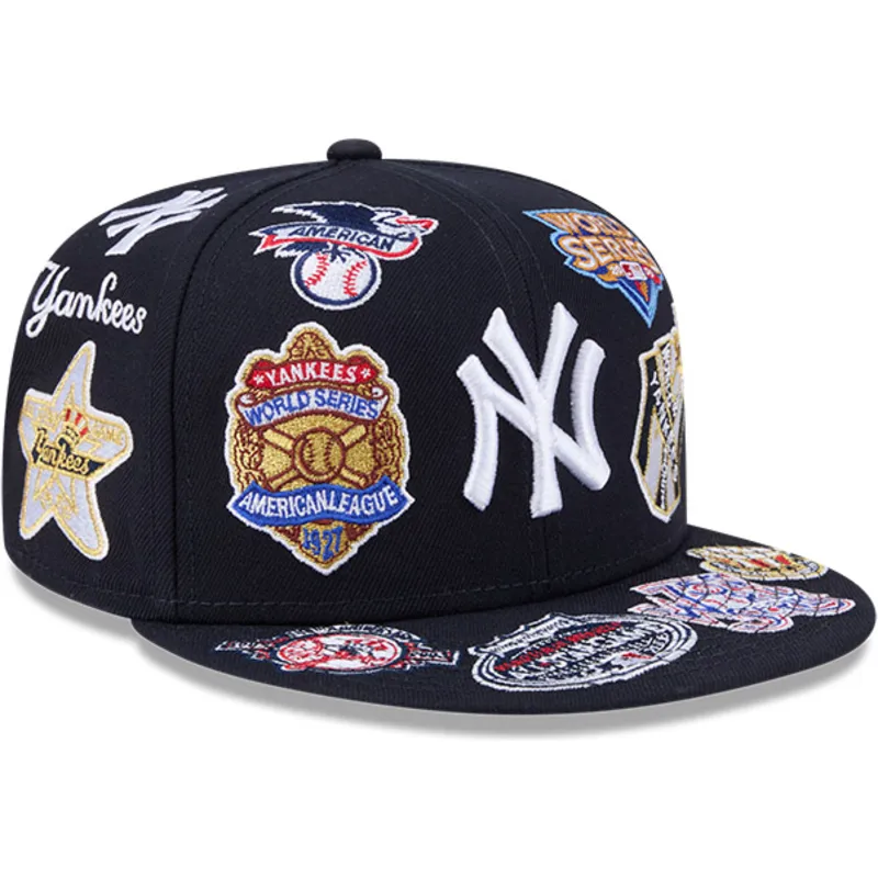 petten-plat-marineblauw-fitted-59fifty-all-over-van-new-york-yankees-mlb-van-new-era