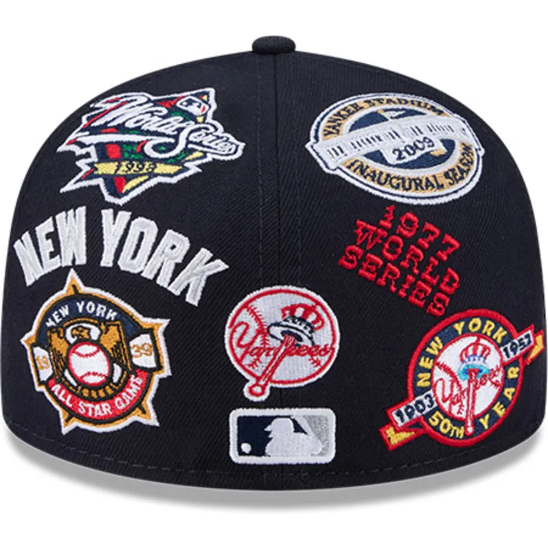 petten-plat-marineblauw-fitted-59fifty-all-over-van-new-york-yankees-mlb-van-new-era