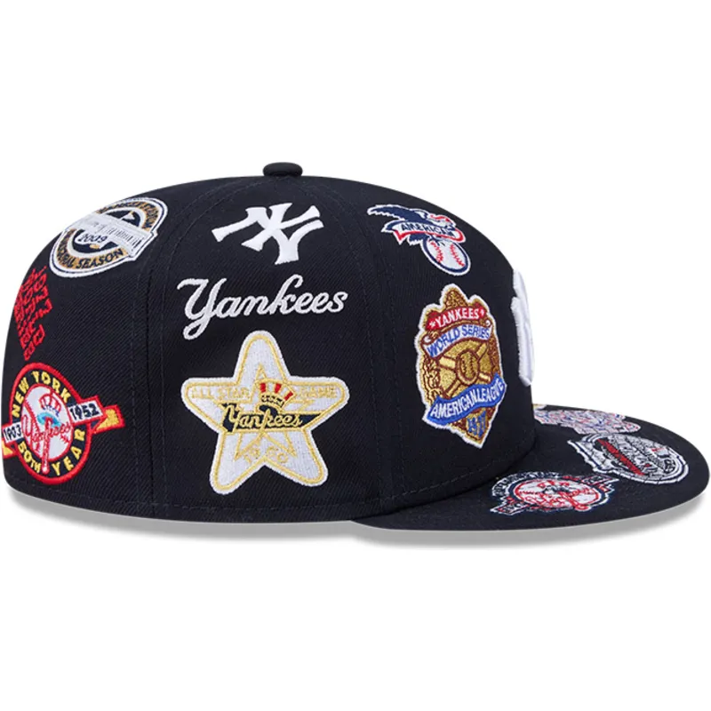 petten-plat-marineblauw-fitted-59fifty-all-over-van-new-york-yankees-mlb-van-new-era