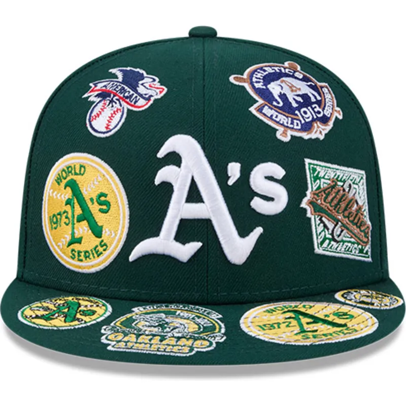 petten-plat-groen-fitted-59fifty-all-over-van-oakland-athletics-mlb-van-new-era petten-plat-groen-fitted-59fifty-all-over-van-oakland-athletics-mlb-van-new-era