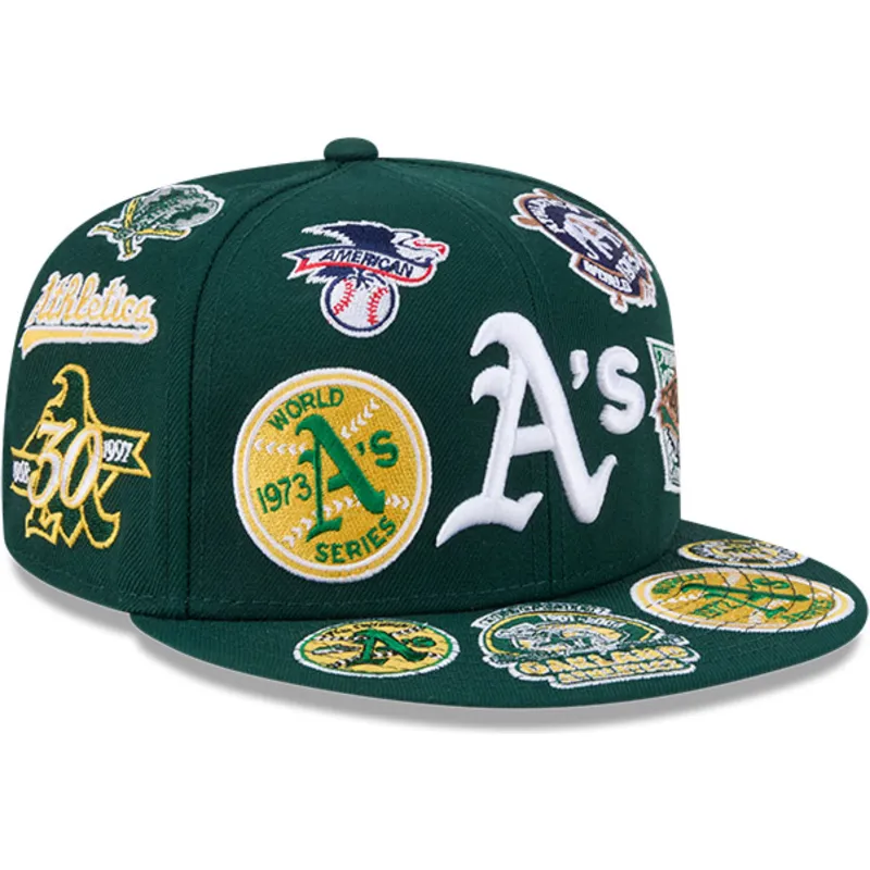 petten-plat-groen-fitted-59fifty-all-over-van-oakland-athletics-mlb-van-new-era petten-plat-groen-fitted-59fifty-all-over-van-oakland-athletics-mlb-van-new-era