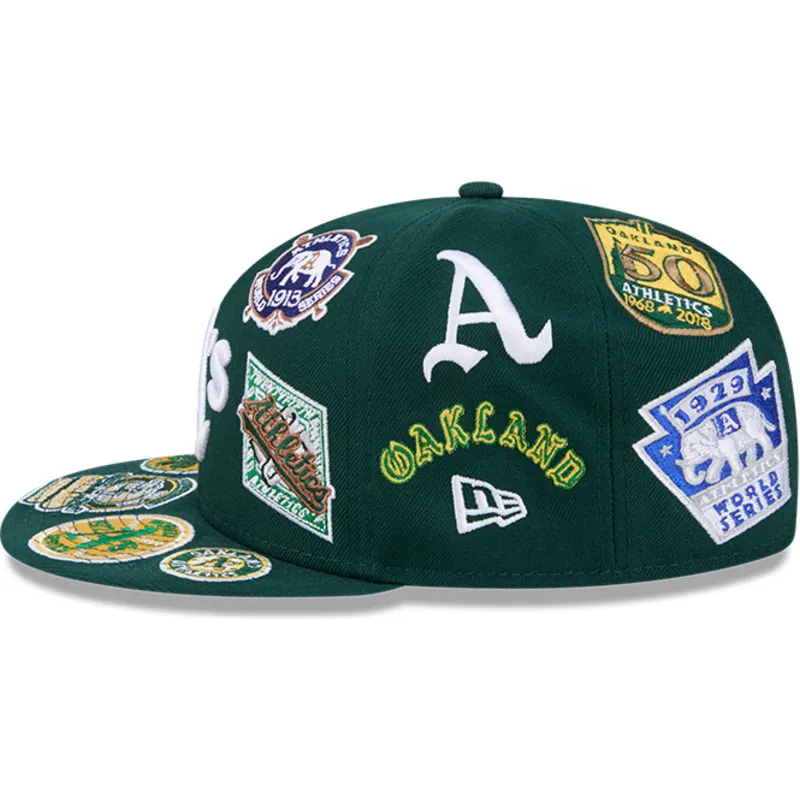 petten-plat-groen-fitted-59fifty-all-over-van-oakland-athletics-mlb-van-new-era petten-plat-groen-fitted-59fifty-all-over-van-oakland-athletics-mlb-van-new-era