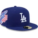 petten-plat-blauw-fitted-59fifty-hidden-hit-van-los-angeles-dodgers-mlb-van-new-era