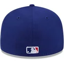petten-plat-blauw-fitted-59fifty-hidden-hit-van-los-angeles-dodgers-mlb-van-new-era