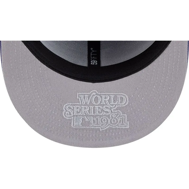 petten-plat-blauw-fitted-59fifty-hidden-hit-van-los-angeles-dodgers-mlb-van-new-era