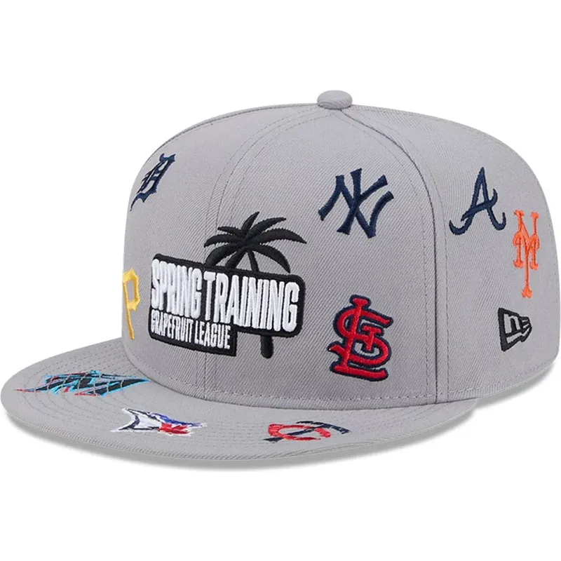 petten-plat-grijs-snapback-9fifty-scattered-grapefruit-league-van-mlb-van-new-era