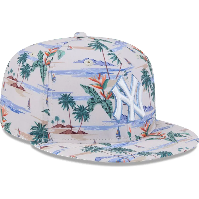 petten-plat-meerkleurig-snapback-9fifty-print-van-new-york-yankees-mlb-van-new-era