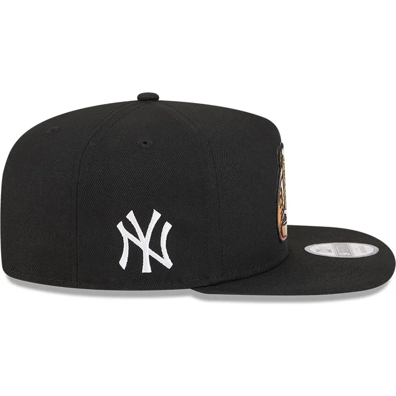 petten-plat-zwart-snapback-9fifty-a-frame-ring-van-new-york-yankees-mlb-van-new-era