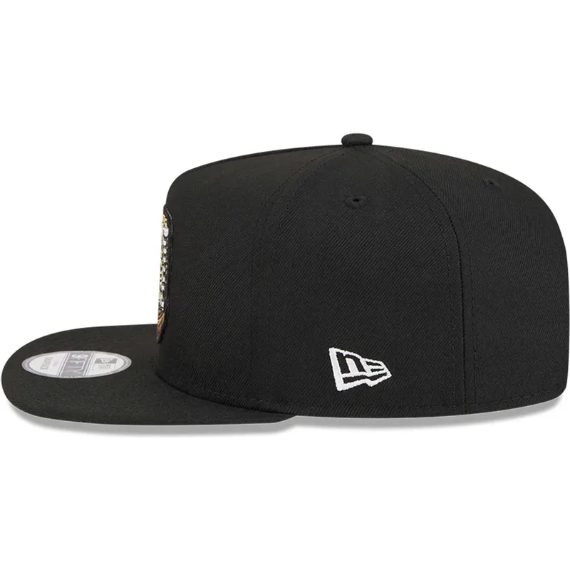 petten-plat-zwart-snapback-9fifty-a-frame-ring-van-oakland-athletics-mlb-van-new-era