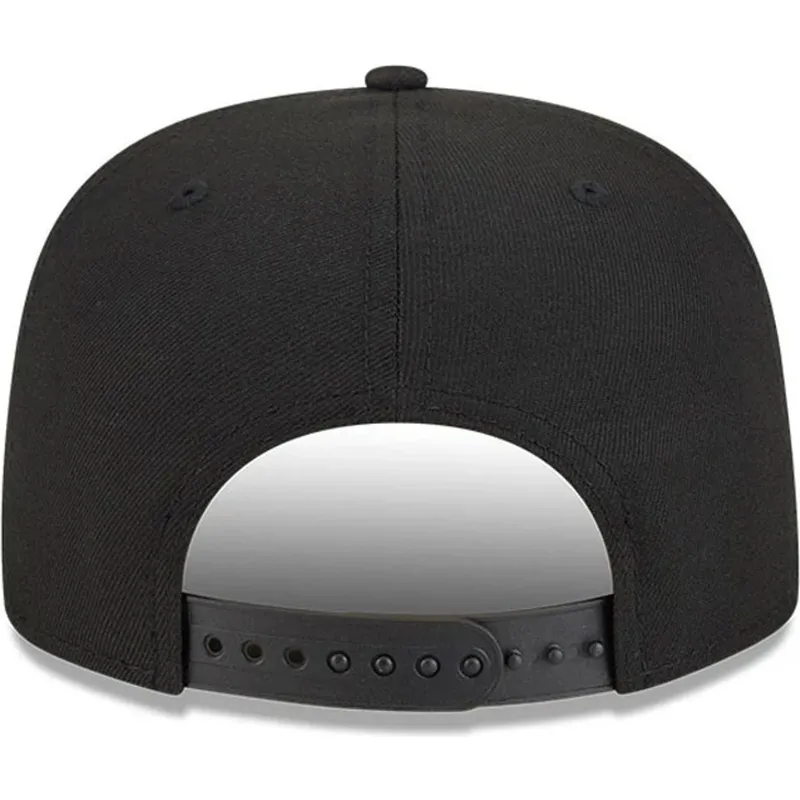 petten-plat-zwart-snapback-9fifty-a-frame-ring-van-oakland-athletics-mlb-van-new-era