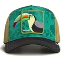 petten-gebogen-groen-snapback-vistoso-belize-toucan-the-farm-van-goorin-bros