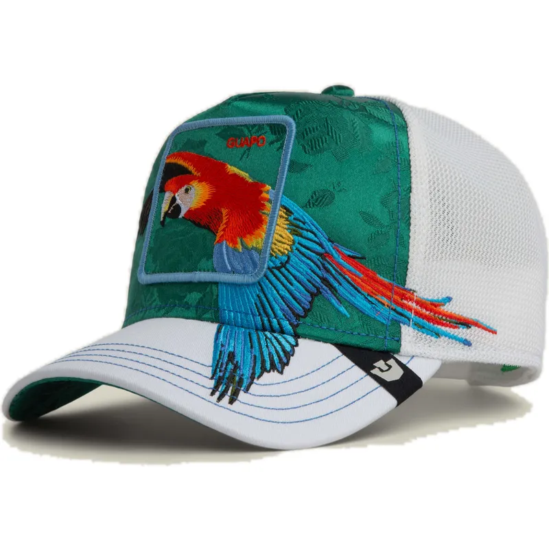 petten-gebogen-groen-snapback-guapo-honduras-macaw-the-farm-van-goorin-bros