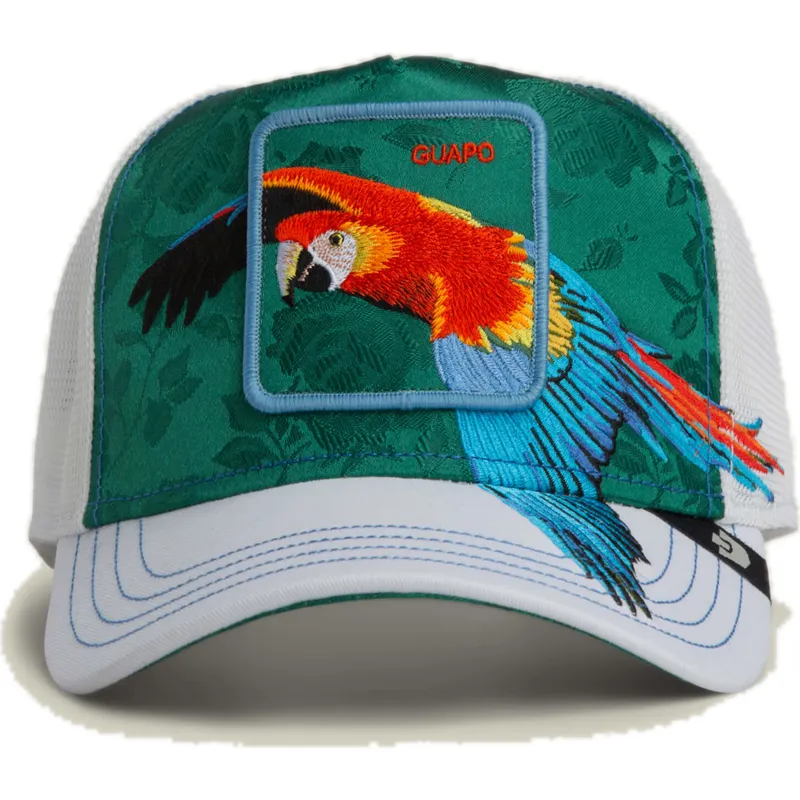 petten-gebogen-groen-snapback-guapo-honduras-macaw-the-farm-van-goorin-bros