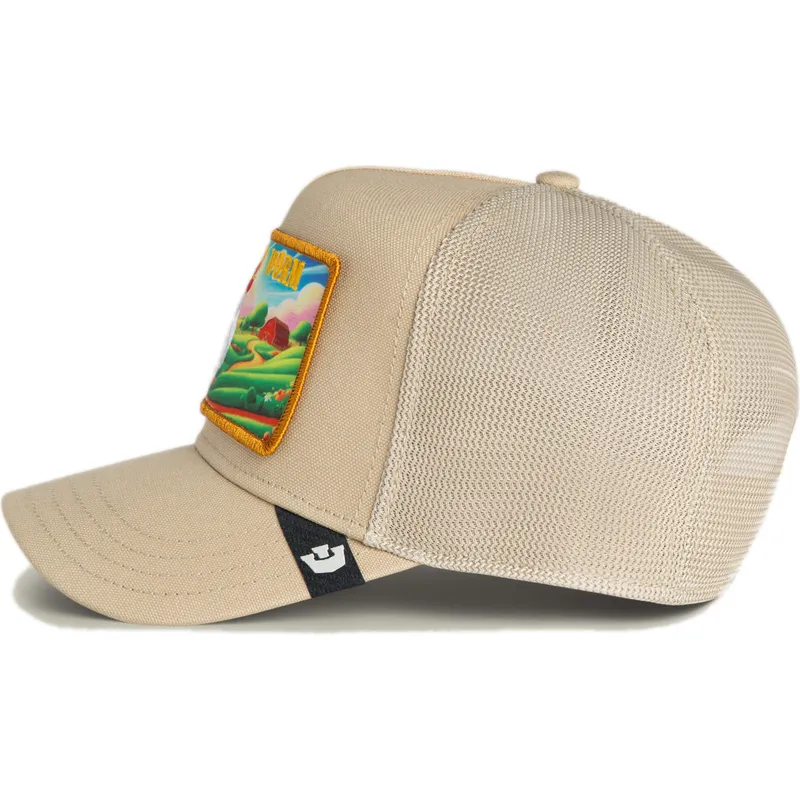 petten-gebogen-beige-snapback-get-that-worm-greener-grass-the-farm-van-goorin-bros