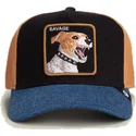 petten-gebogen-meerkleurig-snapback-savage-dawg-that-dawg-in-me-the-farm-van-goorin-bros