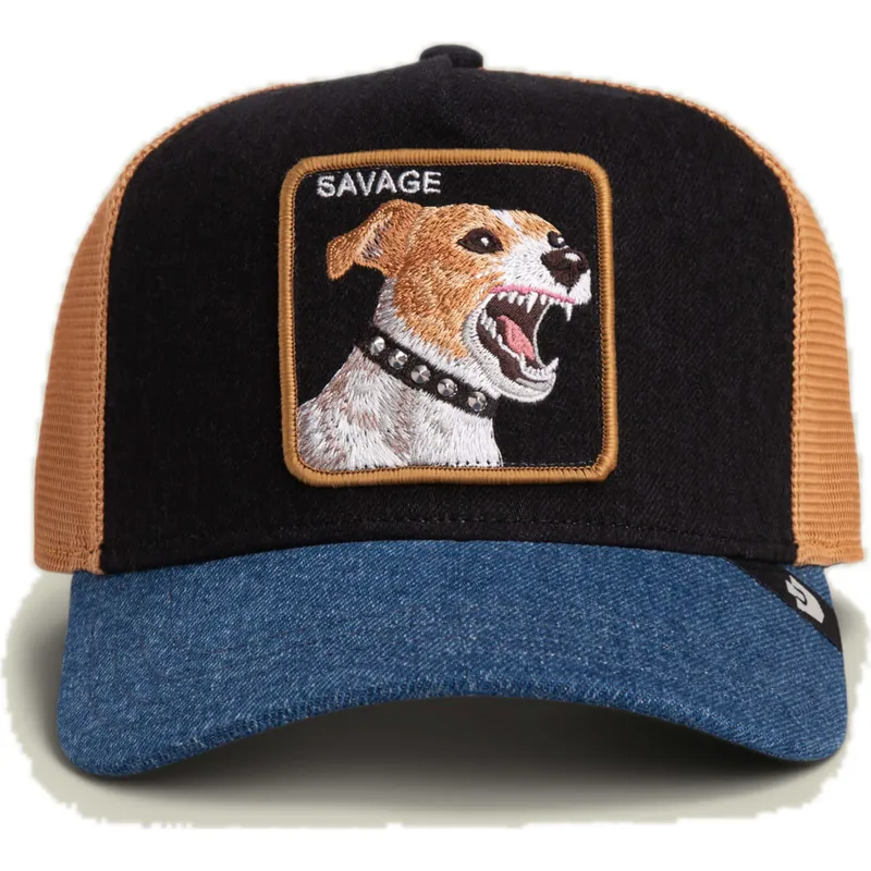 petten-gebogen-meerkleurig-snapback-savage-dawg-that-dawg-in-me-the-farm-van-goorin-bros