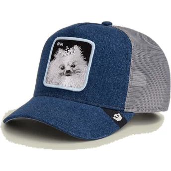 Petten gebogen blauw snapback Diva Dawg That Dawg In Me The Farm van Goorin Bros.