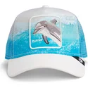 petten-gebogen-meerkleurig-snapback-player-dolphin-in-the-element-the-farm-van-goorin-bros