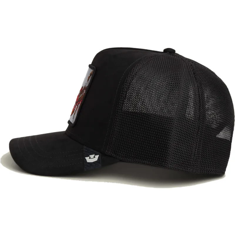petten-gebogen-zwart-snapback-deadly-black-out-scorpion-metallic-the-farm-van-goorin-bros