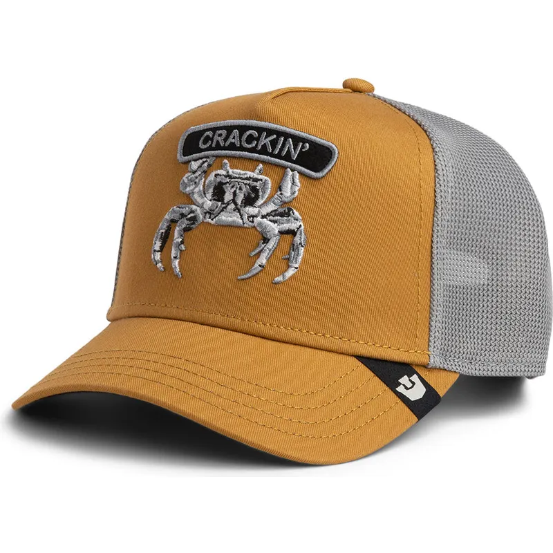 petten-gebogen-bruin-snapback-classic-rocker-crackin-the-farm-van-goorin-bros
