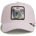 petten-gebogen-roze-snapback-dope-terry-cloth-the-farm-van-goorin-bros