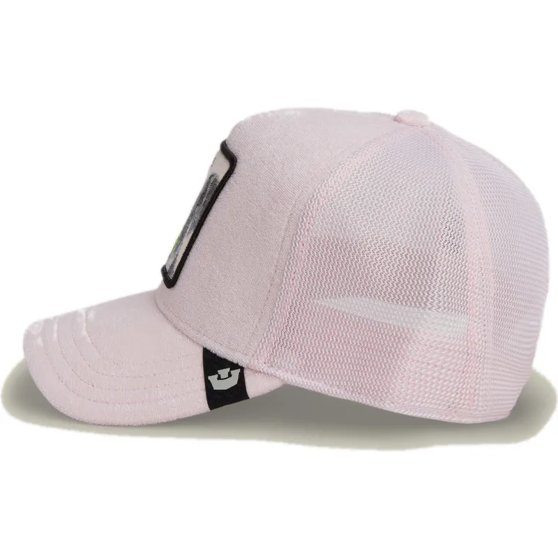 petten-gebogen-roze-snapback-dope-terry-cloth-the-farm-van-goorin-bros