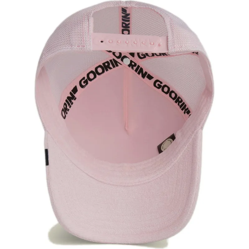 petten-gebogen-roze-snapback-dope-terry-cloth-the-farm-van-goorin-bros
