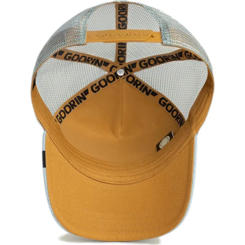 petten-gebogen-blauw-snapback-denim-eagle-the-farm-van-goorin-bros