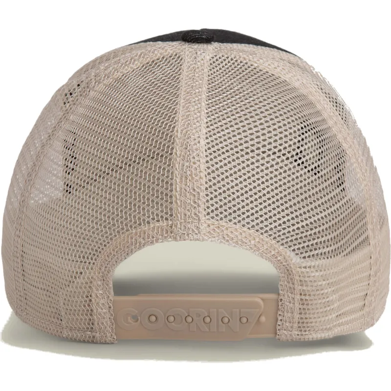 petten-gebogen-zwart-snapback-cancelled-denim-skull-the-farm-van-goorin-bros