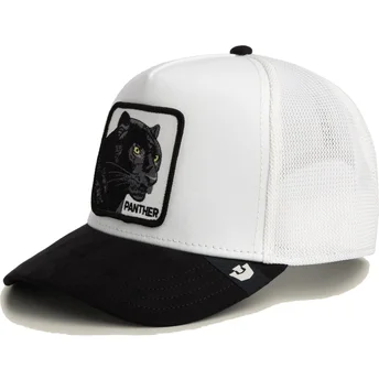 Petten gebogen zwart snapback Microsuede Black Panther The Farm van Goorin Bros.