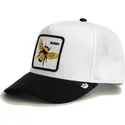 petten-gebogen-zwart-snapback-queen-microsuede-bee-the-farm-van-goorin-bros